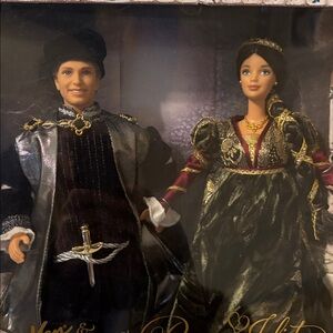 Barbie Romeo & Juliet dolls never removed from box.